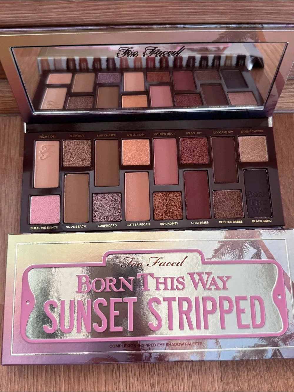 Too Faced Born This Way Sunset Stripped Eyeshadow Palette 16 Warm Sultry Shades